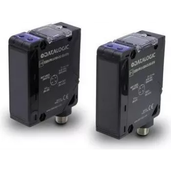 Fotoelektriskais sensors Datalogic S300-PR-1-C01-RX, melns plastmasas korpuss, 24–240 V AC, 0,025 kHz, 3 A, 25×70×100 mm