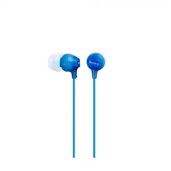 Sony MDR-EX15LP, vadu, 8–22000 Hz, mūzika, 3 g, austiņas, zila