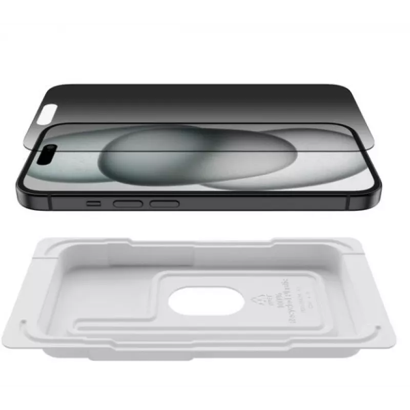 Aizsargstikls ScreenForce UltraFlass Privātuma filtrs iPhone 15 Pro
