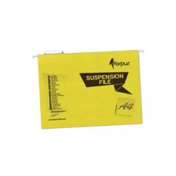 Hanging Folder Forpus FO22703 A4 Cardboard dzeltena