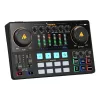 USB Audio Interface MAONO AME2 Melns with Built-in Effects, Compact Desktop Sound Card