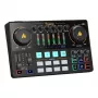 USB Audio Interface MAONO AME2 Melns with Built-in Effects, Compact Desktop Sound Card