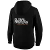 Global Masters Hoodie GM Logo - melns (M)