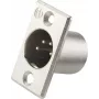 Neutrik NC4MP - XLR - nerūsējošais tērauds - misiņš - niķelis - poliamīds - tērauds - cinks - misiņš - IP40 - 1,5 V (NC4MP)