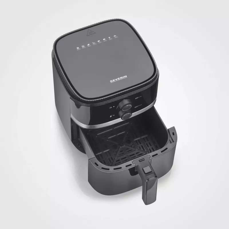 Karstā gaisa fritieris Severin FR 2452 4,3 L 1500 W melns sudraba