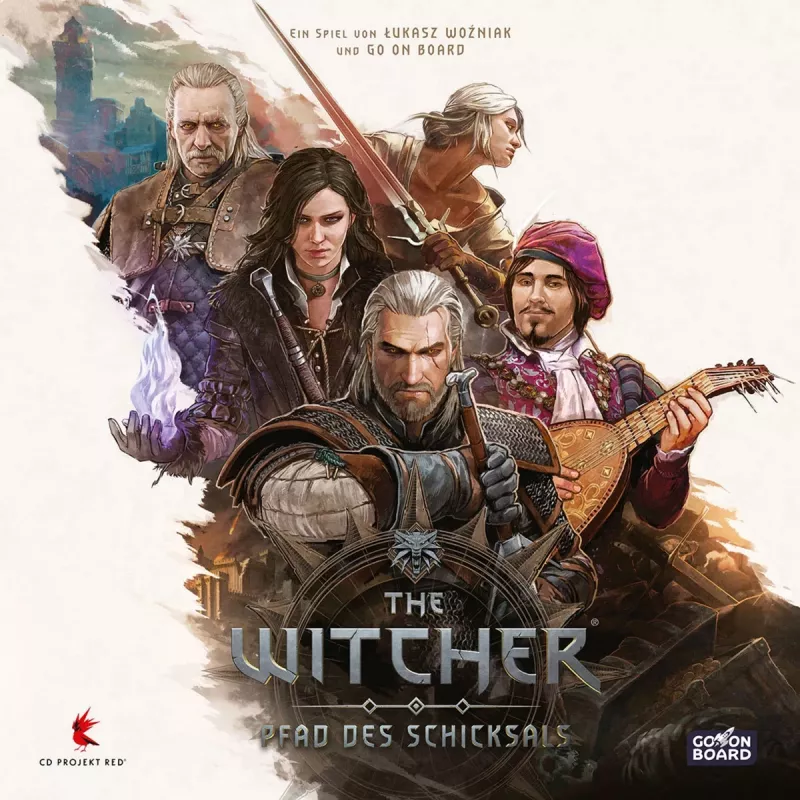 Galda spēle Asmodee The Witcher: Pfad des Schicksals Deluxe Edition – galda lomu/stratēģijas spēle