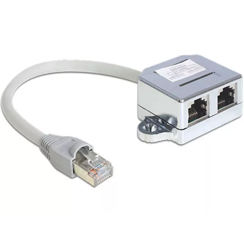 Tīkla kabelis DeLOCK 65441 RJ-45 0,15 m pelēks