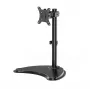 Monitora galda statīvs GEMBIRD MS-D1ST-04 13–32 collu ekrāniem, regulējams augstums un slīpums, VESA 75x75–100x100, līdz 8 kg