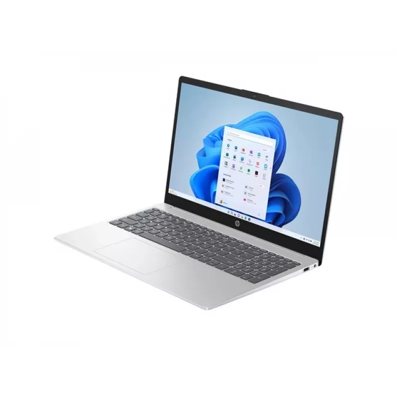Portatīvais dators HP 15-fc0043ny — Ryzen 3 5425U, 15,6 collu FHD, 8GB DDR4, 256GB SSD, Vega 6, Windows 11, dabīgais sudrabs