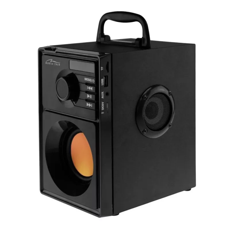 Media-Tech BOOMBOX BT 15 W Stereo portatīvais skaļrunis Melns