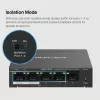 Mercusys 5 portu Gigabit darbvirsmas slēdzis ar 4 portu PoE+