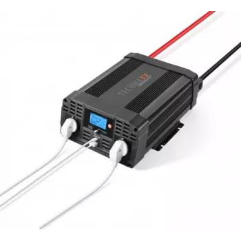 Technaxx TE20 barošanas bloks un sprieguma pārveidotājs Auto 2000 W melns (4856)