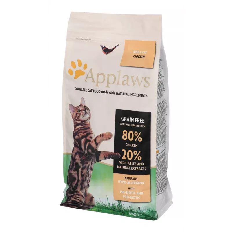 APPLAWS Vistas gaļa — sausā kaķu barība — 2 kg