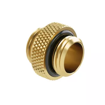 Barrow adapter taisns G1/4 inch male to G1/4 inch male, 5 mm port, gold (TB2D-MINI01 go)