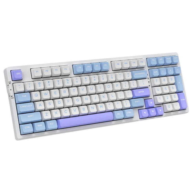 VGN V98 Pro spēļu tastatūra, Blueberry Ice Cream - Sea Salt (US)