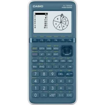 Grafiku kalkulators CASIO FX-7400GIII ar ciāna displeju, 21 cipara displejs