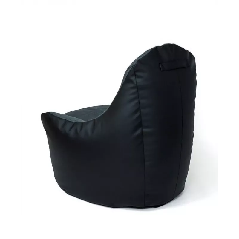 Sako Boss Melns-graphite bag pouffe XXL 140 x 90 cm