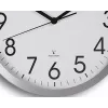 MAUL Wanduhr MAULmove - AA - 1,5 V - Alumīnijs - Balta - Alumīnijs - Stikls - 35 mm (9063008)