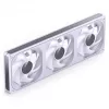 360mm ARGB PWM radiatora ventilatoru komplekts Jonsbo ZB-360 balts — 3x120mm PWM ARGB ventilatori šķidruma dzesēšanas radiatoriem