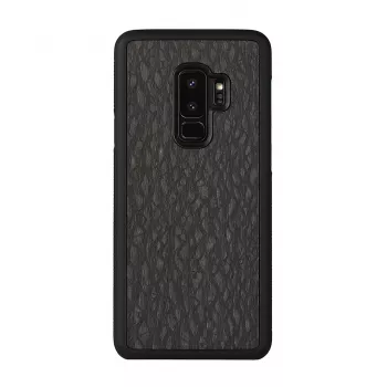 Viedtālruņa maciņš man and wood Galaxy S9 Plus — ogles melns