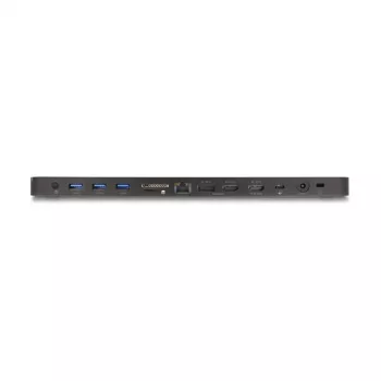 DeLOCK USB Type-C trīskārša displeja dokstacija 4K USB 5 Gbps LAN SD audio PD 80 W