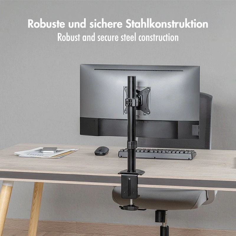 Monitora stiprinājums 17-32, maks. 9 kg, melns