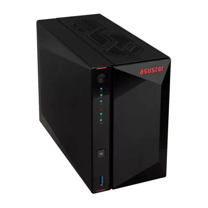 Asustor AS5402T NAS/datu glabāšanas serveris Intel® Celeron® N5105 4 GB DDR4 0 TB ADM Melns