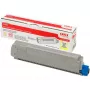 Tonera kasetne OKI 43487709 līdz 6000 lapām dzeltena