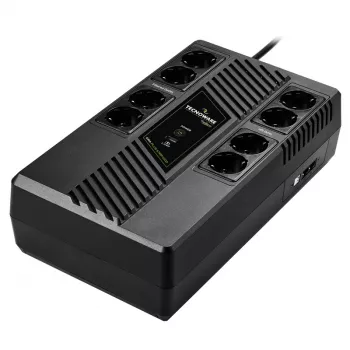 Nepārtrauktās barošanas avots TECNOWARE Era Plus Strip 1000, Line‑Interactive 1 kVA / 700 W, 8 F tipa kontaktligzdas, VRLA akumulators, 4.4 kg