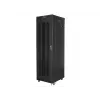 Rack cabinet LANBERG FF01-6842-23BL 42U freestanding, 2127.5×600×800 mm, IP20, key lock, castor wheels