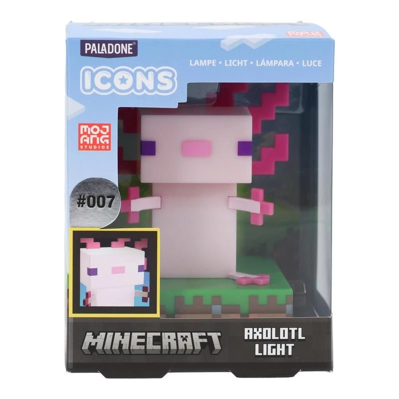 Paladone Minecraft Axolotl ikonu lampa