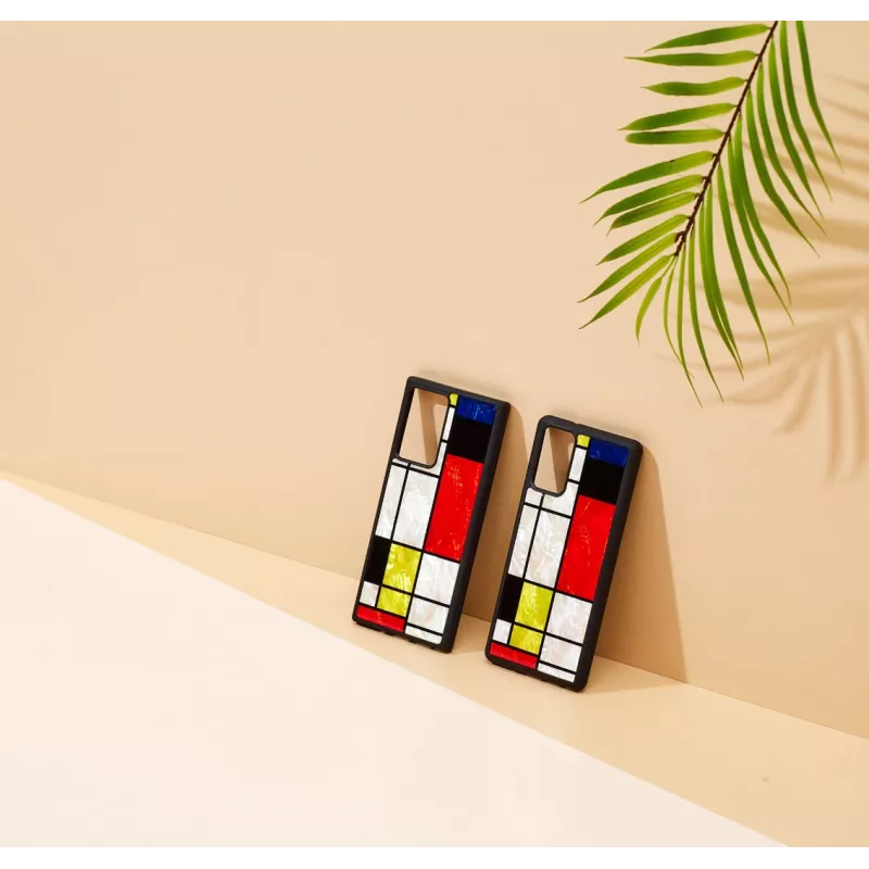 Aizsardzības maciņš iKins Samsung Galaxy Note 20 Ultra — Mondrian Melns