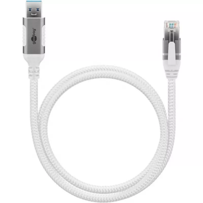 Goobay 74157 - Tīkla adaptera kabelis USB 3.0 Type A Gigabit Ethernet 1 m - Tīkla karte - 1,000 Mbps (74157)