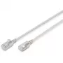 Digitus CAT 6A F-FTP plānā montāžas vads 10 m pelēks