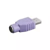 Microconnect USBA-M/PS2-F USB A PS2 violetais kabeļu saskarnes adapteris (USB ADAP A-M/PS2-F)