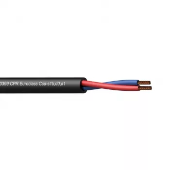 Audio kabelis PROCAB CLS215-CCA/1 100m melns varš AWG 16