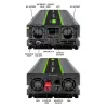 Qoltec 51923 Tīra sinusoīda invertors Monolith | 3000W | 6000W | 24V līdz 230V | LCD