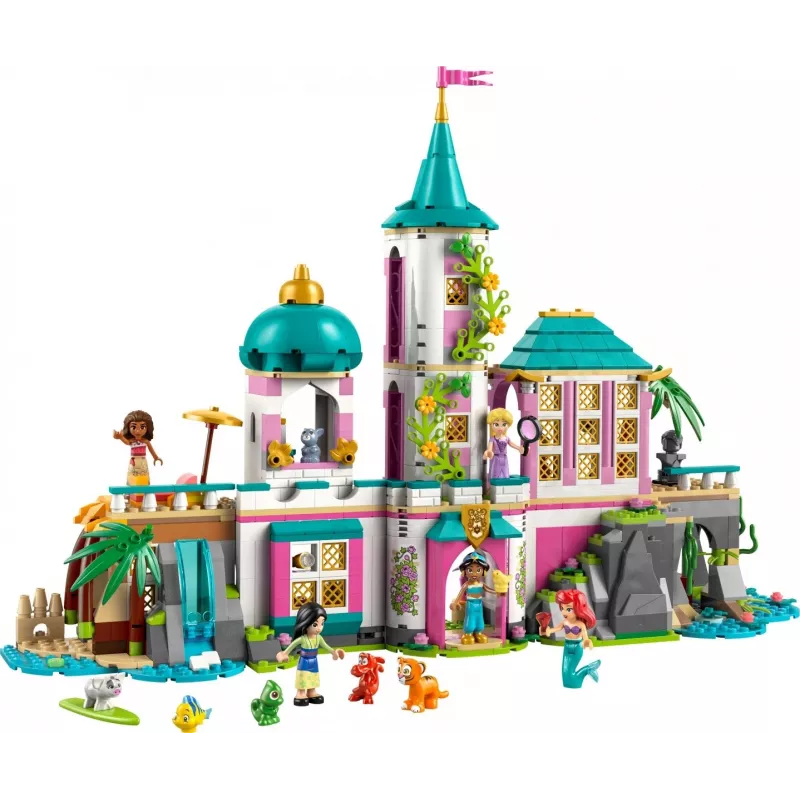 LEGO Disney princeses pils un karaliskie mājdzīvnieki būvkomplekts 43267 — 787 detaļas, 5 minifigūras, vecums 6+, 320×460×100 mm