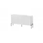 Kumode cama meble VERA 150x40x80 cm, matēti balta, skaidu plātne, 16 mm rāmis