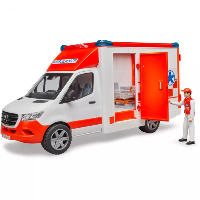 Bruder 1/16 Mercedes-Benz Sprinter Ātrā palīdzība ar šoferi