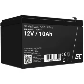 zaļa Cell AGM48 UPS akumulators, noslēgts svina-skābes (VRLA), 12 V, 10 Ah