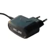 Ceļojuma lādētājs Beline Beli0013 microUSB 1A melns — kompakts 1A USB sienas adapteris