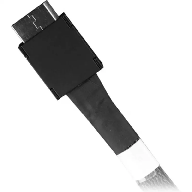 Diskdziņa pārveidotāja kronšteins icybox MCIO 8i 74-pin SFF-TA-1016 uz 2× OCuLink 42-pin 4i MB302L-B