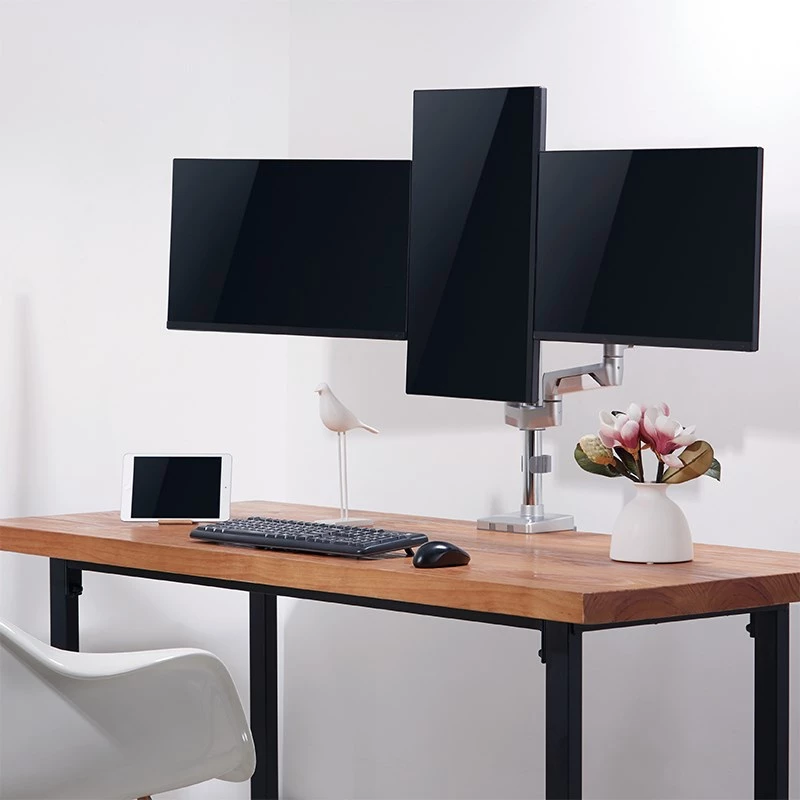 LogiLink BP0090 monitora stiprinājums / statīvs 68,6 cm (27) Galda sudraba