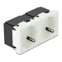 Sienas kontaktligzda DELOCK 81423 — CEE 7/3, 16 A, 250 V, balta, ABS/PC, 45×90 mm