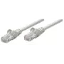 Intellinet tīkla komutācijas kabelis, Cat5e, 1m, pelēks, CCA, U/UTP, PVC, RJ45, apzeltīti kontakti, bez aizķeršanās, ar aizsargapvalku, mūža garantija