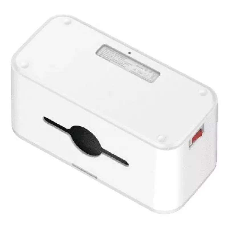 Strāvas pagarinātājs Energizer EPB2500W03EU — 2 m kabelis, 5 maiņstrāvas rozetes, 2500 W, telpām, balts