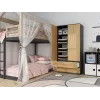 Topeshop SZAFA MALWA AN/AR K bedroom wardrobe/closet 5 shelves 2 durvis(s)