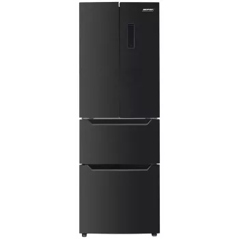 Ledusskapis‑saldētava French Door MPM MPM‑351‑SBF‑07, nerūsējošais tērauds, energoefektivitātes klase E