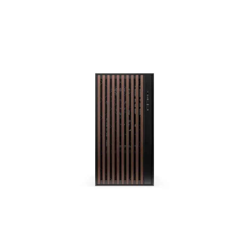 Datora korpuss KRUX Palum KRXD008 ATX melns — 2x3,5 collu nodalījumi, 2x2,5 collu nodalījumi, 2x120 mm ventilatori, GPU līdz 39,5 cm